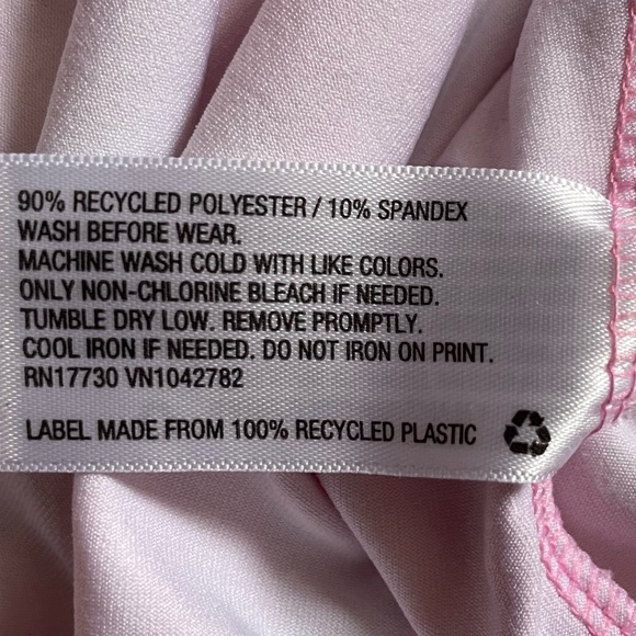 More Than Magic Girls XL 14/16 Pink White Tie Dye Swim Shirt Rashguard - Picture 7 of 7